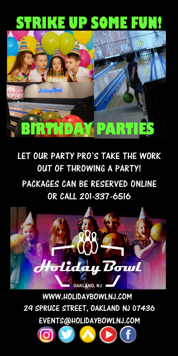 Bowling Parties, Bergen County Bowling Parties, Childrens birthday